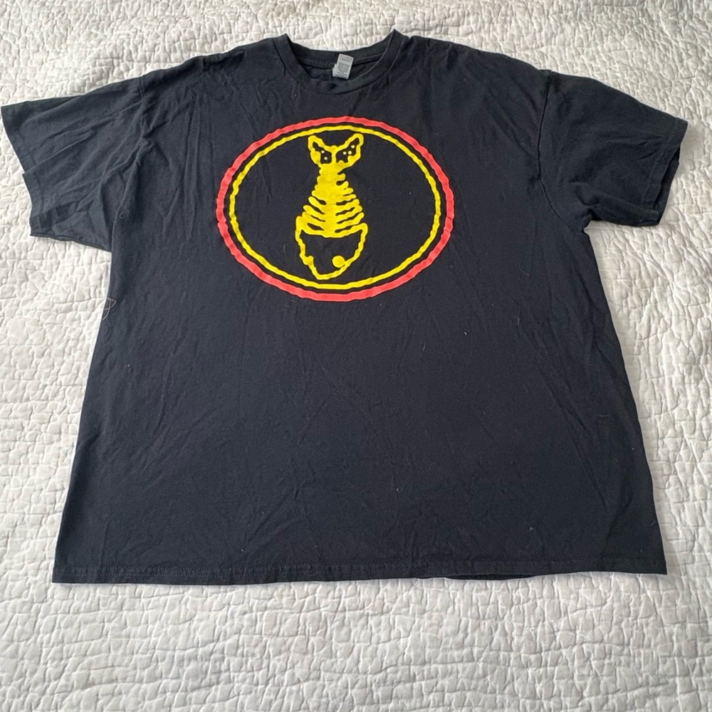 BIG AND TALL! Fishbone Black Tee